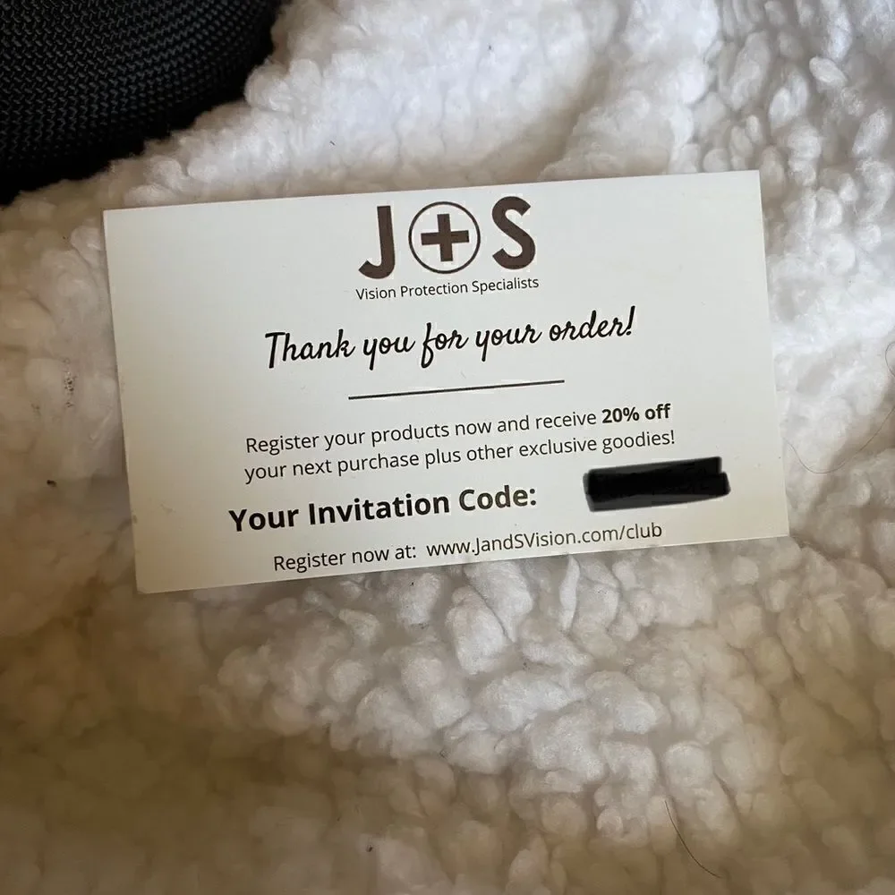 *NIB* J+S Yellow Lens Sunglasses/Safety Glasses